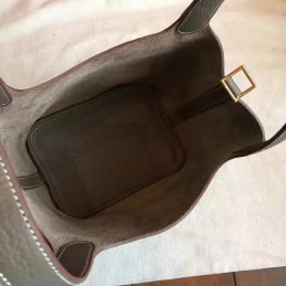 Replica Hermes Taupe Picotin Lock 22 Bag