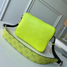 Replica Louis Vuitton Neon Yellow Monogram Outdoor Messenger