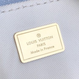 Replica Louis Vuitton Silver Metallic Monogram Alma BB