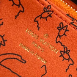 Replica Louis Vuitton Black Red Monogram Character Zippy Wallet