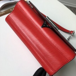 Replica Louis Vuitton Red Black Stripe Twist MM