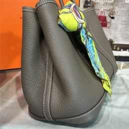 Replica Hermes Taupe Garden Party 30 Bag
