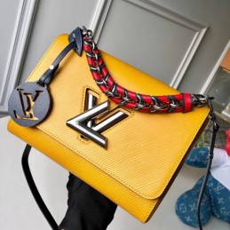 Replica Louis Vuitton Yellow Chain Detail Twist MM