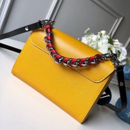 Replica Louis Vuitton Yellow Chain Detail Twist MM