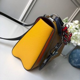 Replica Louis Vuitton Yellow Chain Detail Twist MM