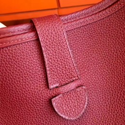 Replica Hermes Burgundy Evelyne 29 Bag