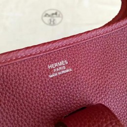 Replica Hermes Burgundy Evelyne 29 Bag