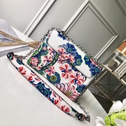 Replica Louis Vuitton White Multicolor Graphic Twist MM