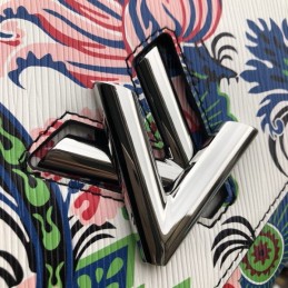 Replica Louis Vuitton White Multicolor Graphic Twist MM