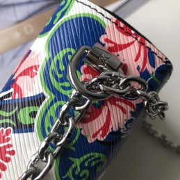 Replica Louis Vuitton White Multicolor Graphic Twist MM