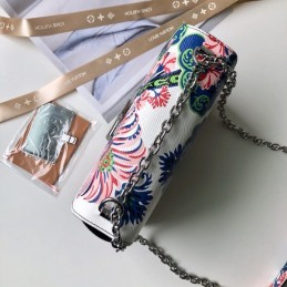 Replica Louis Vuitton White Multicolor Graphic Twist MM