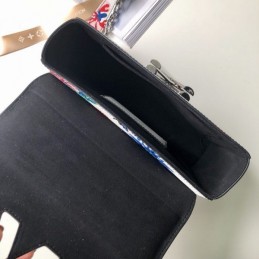 Replica Louis Vuitton White Multicolor Graphic Twist MM