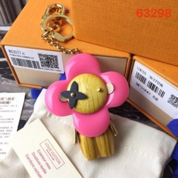 Replica Louis Vuitton Pink Flower Doll Key Holder Charm