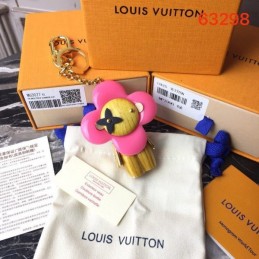 Replica Louis Vuitton Pink Flower Doll Key Holder Charm