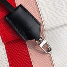 Replica Louis Vuitton White Red Black Stripe Cluny BB