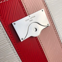 Replica Louis Vuitton White Red Black Stripe Cluny BB