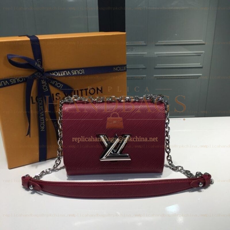 Replica Louis Vuitton Burgundy Twist MM