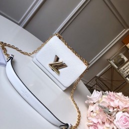 Replica Louis Vuitton White Twist PM