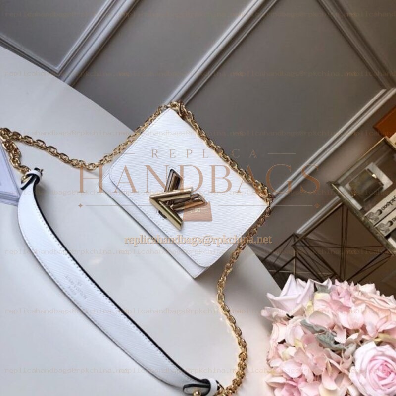 Replica Louis Vuitton White Twist PM