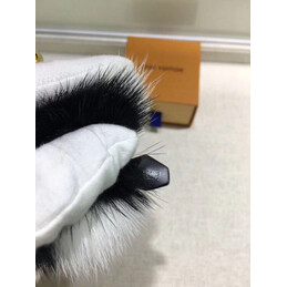 Replica Louis Vuitton Black White Panda Bag Charm