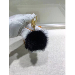 Replica Louis Vuitton Black White Panda Bag Charm