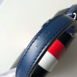 Replica Louis Vuitton Black Red White Stripe Cluny BB