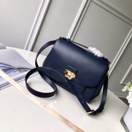 Replica Louis Vuitton Navy Blue Gold Hardware Boccador