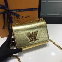 Replica Louis Vuitton Gold Metallic Twist MM