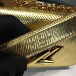 Replica Louis Vuitton Gold Metallic Twist MM