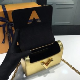 Replica Louis Vuitton Gold Metallic Twist MM