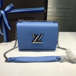 Replica Louis Vuitton Light Blue Twist MM