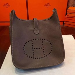 Replica Hermes Dark Gray Evelyne 29 Bag