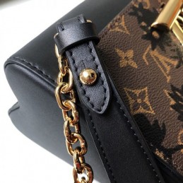 Replica Louis Vuitton Brown Monogram Floral Twist MM
