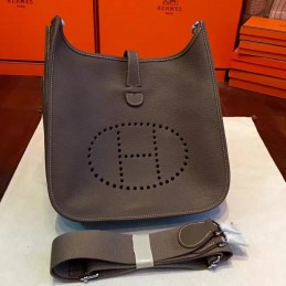 Replica Hermes Dark Gray Evelyne 29 Bag