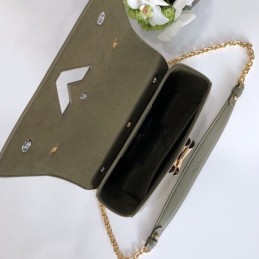 Replica Louis Vuitton Black Multicolor Floral Twist MM - Style 2