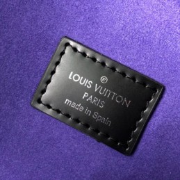 Replica Louis Vuitton Black Multicolor Patch Neverfull MM