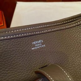 Replica Hermes Dark Gray Evelyne 29 Bag