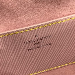 Replica Louis Vuitton Pale Pink Floral Twist MM - Style 2