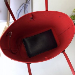 Replica Louis Vuitton Navy Blue Red Trim Neverfull MM
