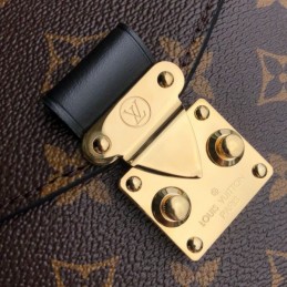 Replica Louis Vuitton Brown Monogram Braided Handle Metis Pochette