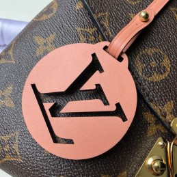 Replica Louis Vuitton Brown Monogram Braided Handle Metis Pochette