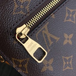 Replica Louis Vuitton Brown Monogram Braided Handle Metis Pochette