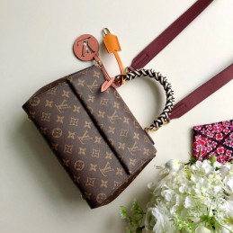 Replica Louis Vuitton Brown Monogram Chain Handle Cluny BB