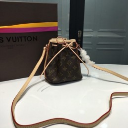 Replica Louis Vuitton Brown Monogram Nano Noe