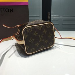 Replica Louis Vuitton Brown Monogram Nano Noe