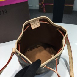 Replica Louis Vuitton Brown Monogram Nano Noe