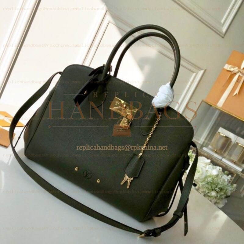 Replica Louis Vuitton Black Milla MM