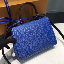 Replica Louis Vuitton Royal Blue Textured Cluny MM