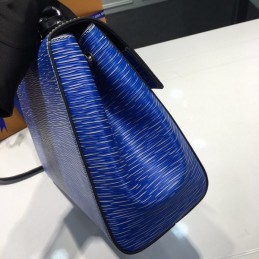 Replica Louis Vuitton Royal Blue Textured Cluny MM