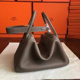 Replica Hermes Taupe Lindy 30 Bag